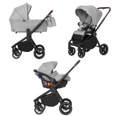 Коляска 3в1 Carrello Epica CRL-8511/1 Silver Grey