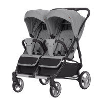 Прогулочная коляска Carrello Connect CRL-5502 Ink Gray для двойни