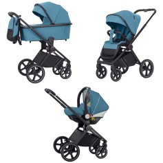 Коляска 3в1 Carrello Ultimo CRL-6517 Aqua Blue