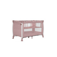 Манеж Carrello Polo+ CRL-11606 Flamingo Pink с двойным дном