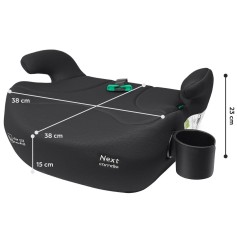 Автокресло-бустер Carrello Next i-Size CRL-16011A Midnight Black + подстаканик в комплекте