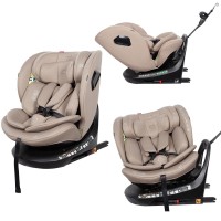 Автокрісло Carrello Sirius 2.0 CRL-8809 Sandstone Beige i-Size 40-150 см ISOFIX, поворот, якір