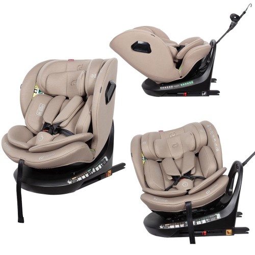 Автокрісло Carrello Sirius 2.0 CRL-8809 Sandstone Beige i-Size 40-150 см ISOFIX, поворот, якір — 28243