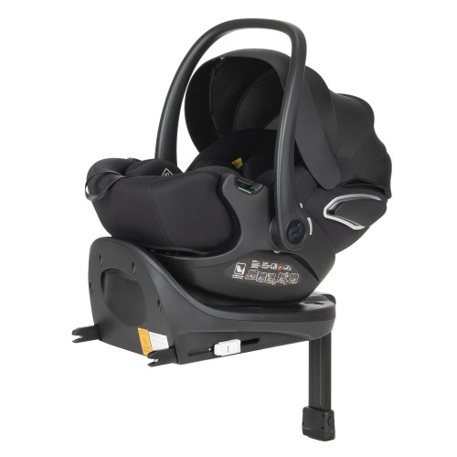 Автокрісло+база CARRELLO Vega CRL-14101/3AY Absolute Black i-Size 40-87см ISOFIX з обертанням