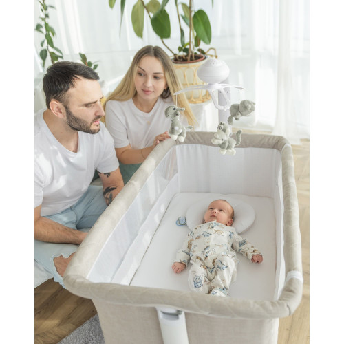 Дитяче ліжечко 3в1 Carrello Bloom CRL-10304 Anchor Grey — 17524 Дитяче ліжечко 3в1 Carrello Bloom CRL-10304 Anchor Grey — 17524