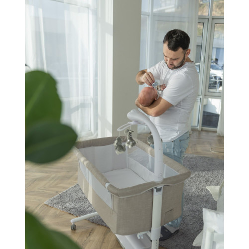 Дитяче ліжечко 3в1 Carrello Bloom CRL-10304 Anchor Grey — 17524 Дитяче ліжечко 3в1 Carrello Bloom CRL-10304 Anchor Grey — 17524