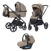 Коляска 3в1 Carrello Ultimo CRL-6519 Pearl Beige