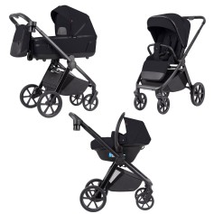 Коляска 3в1 Carrello Omega CRL-6545/1 Cosmo Black