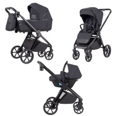Коляска 3в1 Carrello Omega CRL-6545/1 Meteor Grey
