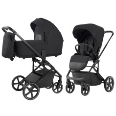 Коляска 2в1 Carrello Alfa 2025 CRL-6522 Rock Black