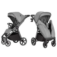 Прогулянкова коляска Carrello Bravo SL 2025 Deluxe CRL-5520 Shuttle Grey