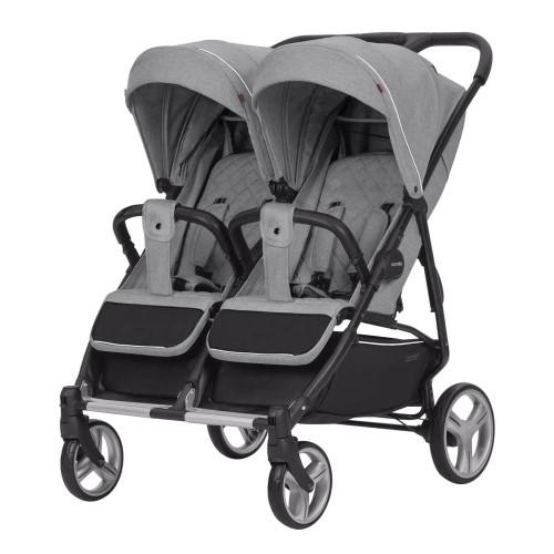 Коляска 2в1 для двійні Carrello Connect CRL-5502/1 Ink Gray — 4421