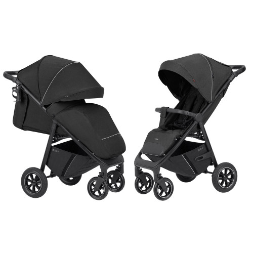 Коляска прогулянкова Carrello Bravo Air CRL-5512 Pure Black — 4364