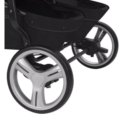 Прогулянкова коляска Carrello Connect CRL-5502 Serious Black для двійні — 4894
