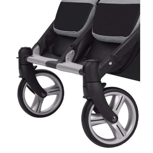 Прогулянкова коляска Carrello Connect CRL-5502 Serious Black для двійні — 4894
