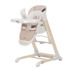 Стільчик для годування 3в1 Carrello Cascata CRL-10303 Cream Beige Wooden