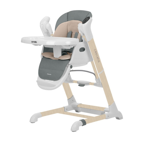 Стільчик для годування 3в1 Carrello Cascata CRL-10303 Space Grey Wooden