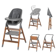 Стільчик для годування 4в1 з шезлонгом Carrello Ergo CRL-16701 Night Grey
