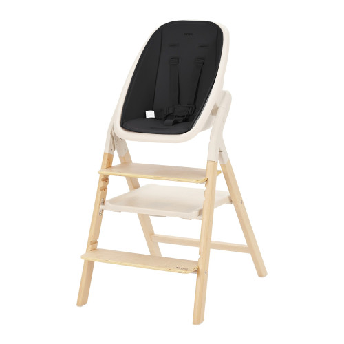 Стільчик для годування 4в1 з шезлонгом Carrello Ergo CRL-16701 Obsidian Black — 16596