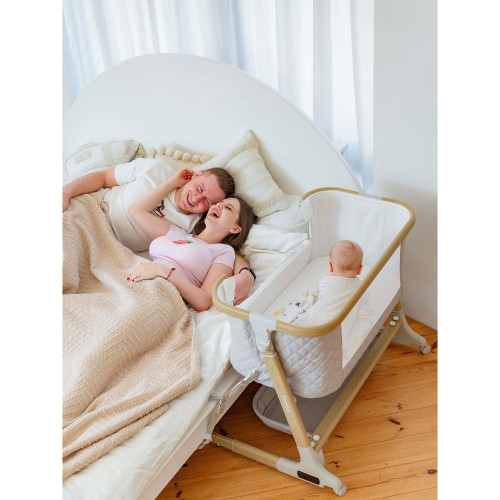 Дитяче ліжечко Carrello Prima CRL-16503 Honey Beige — 22553 Дитяче ліжечко Carrello Prima CRL-16503 Honey Beige — 22553