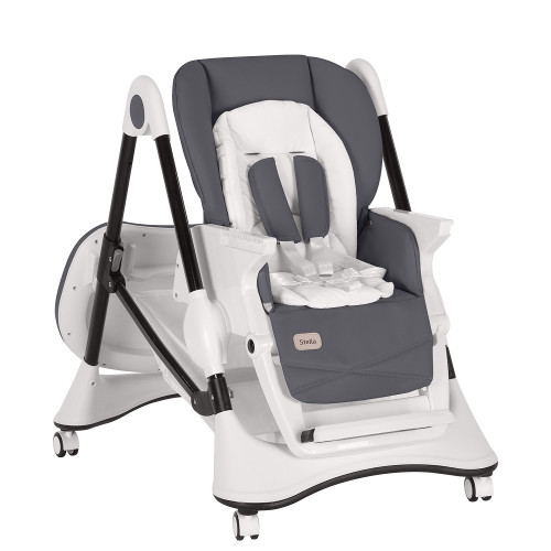 Стільчик для годування Carrello Stella CRL-9503 Palette Grey — 4673 Стільчик для годування Carrello Stella CRL-9503 Palette Grey — 4673