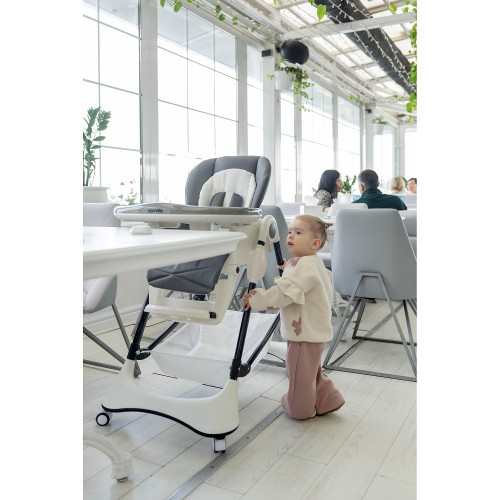 Стільчик для годування Carrello Stella CRL-9503 Palette Grey — 4673 Стільчик для годування Carrello Stella CRL-9503 Palette Grey — 4673