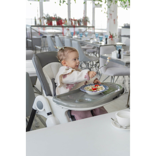 Стільчик для годування Carrello Stella CRL-9503 Palette Grey — 4673 Стільчик для годування Carrello Stella CRL-9503 Palette Grey — 4673