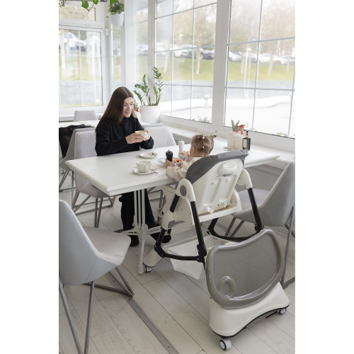 Стільчик для годування Carrello Stella CRL-9503 Palette Grey — 4673 Стільчик для годування Carrello Stella CRL-9503 Palette Grey — 4673
