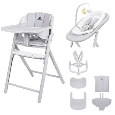 Стульчик для кормления 3 в 1 Carrello Tenero CRL-9507 Atlantis Grey