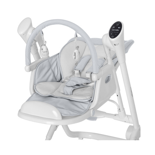 Стільчик для годування з сенсорною панеллю Carrello Triumph CRL-10302 Cloud Grey — 15561