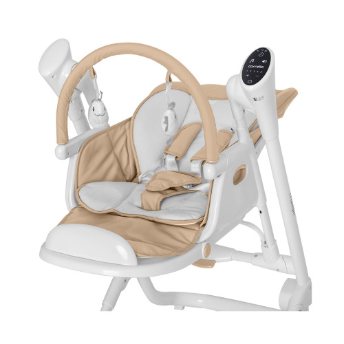 Стільчик для годування з сенсорною панеллю Carrello Triumph CRL-10302 Cocoa Brown — 15560 Стільчик для годування з сенсорною панеллю Carrello Triumph CRL-10302 Cocoa Brown — 15560