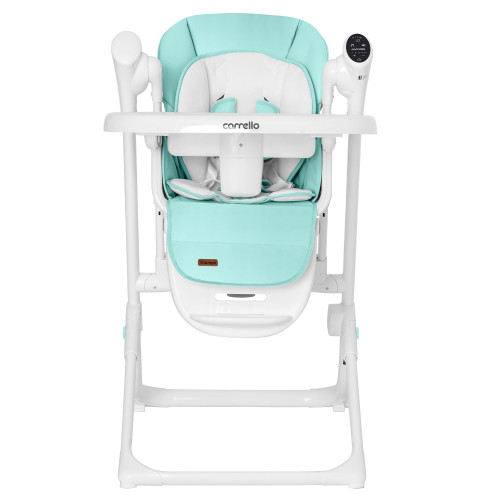 Стільчик для годування з сенсорною панеллю Carrello Triumph CRL-10302 Mint Green — 15558 Стільчик для годування з сенсорною панеллю Carrello Triumph CRL-10302 Mint Green — 15558