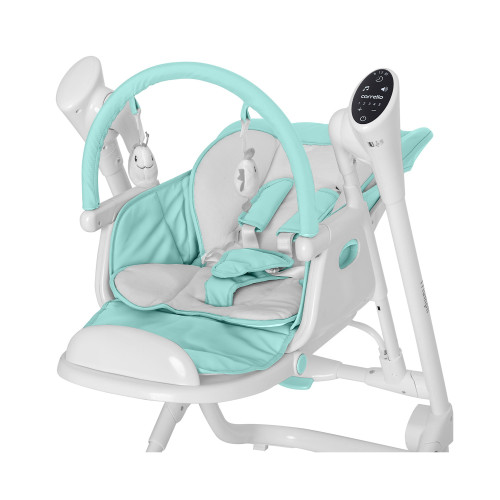 Стільчик для годування з сенсорною панеллю Carrello Triumph CRL-10302 Mint Green — 15558 Стільчик для годування з сенсорною панеллю Carrello Triumph CRL-10302 Mint Green — 15558