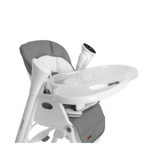 Стільчик для годування з сенсорною панеллю Carrello Triumph CRL-10302 Palette Grey — 15554