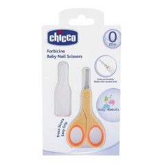 Детские ножницы с колпачком Chicco оранжевые (05912.00)