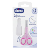 Дитячі ножиці з ковпачком Chicco рожеві (05912.10)