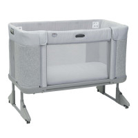 Дитяче ліжечко 3в1 Chicco Next 2 Me Forever сірий (79650.61)