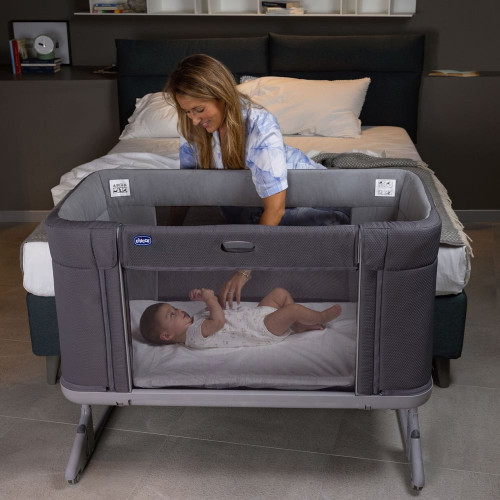 Дитяче ліжечко 3в1 Chicco Next 2 Me Forever сірий (79650.61) — 4161 Дитяче ліжечко 3в1 Chicco Next 2 Me Forever сірий (79650.61) — 4161
