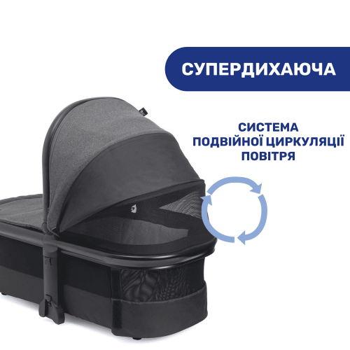 Коляска 2в1 Chicco Mysa темно-серый (87026.45.01) — 3882