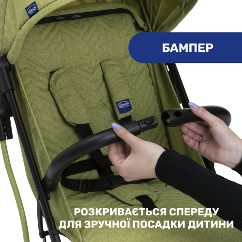 Коляска прогулянкова Chicco Trolley Me зелений (79865.55) — 3886 Коляска прогулянкова Chicco Trolley Me зелений (79865.55) — 3886