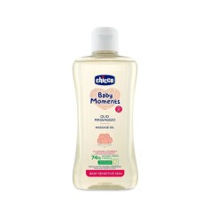 Олія масажна Chicco Baby Moments для чутливої шкіри 200 мл (10242.00)