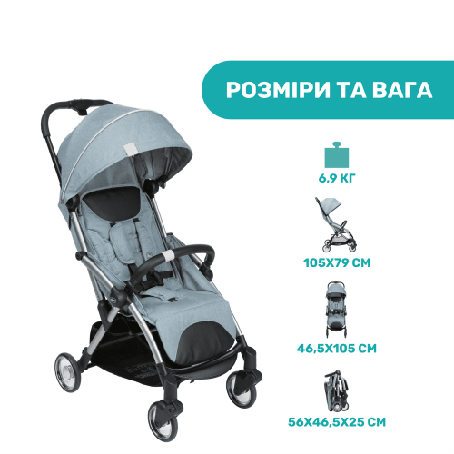 Коляска прогулянкова Chicco Goody Plus чорний (79877.21) — 3851