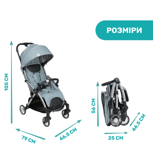Коляска прогулянкова Chicco Goody Plus чорний (79877.21) — 3851