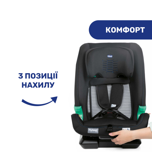 Автокрісло Chicco MySeat i-Size Air сірий (79873.21) — 3881