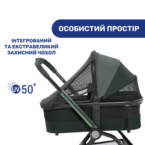 Коляска 2в1 Chicco Mysa зеленый (87026.30.01) — 4091