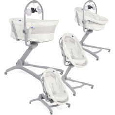 Крісло-гойдалка 4в1 Chicco Baby Hug AIR білий (79193.30.00)