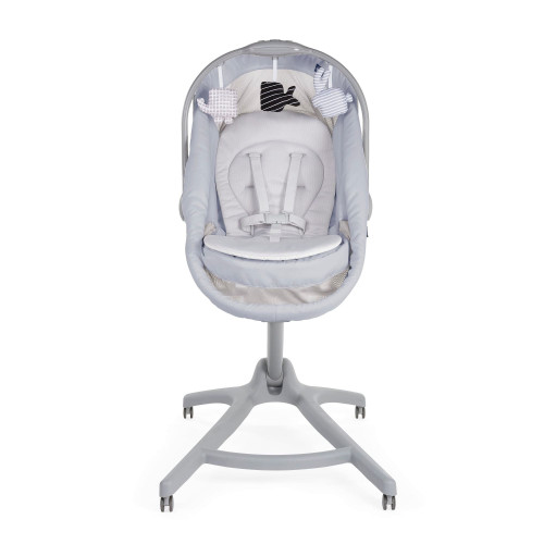 Кресло-качалка 4в1 Chicco Baby Hug AIR белый (79193.30.00) — 3231