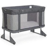 Детская кроватка 3в1 Chicco Next 2 Me Forever темно-серая (79650.27)