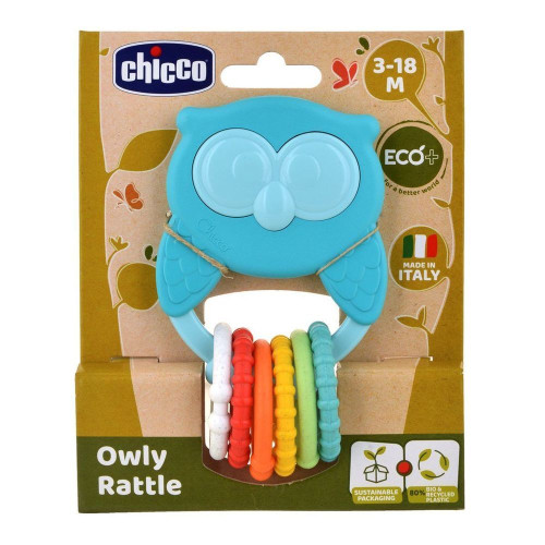 Іграшка брязкальце Chicco Eco+ Сова (786160) — 20275