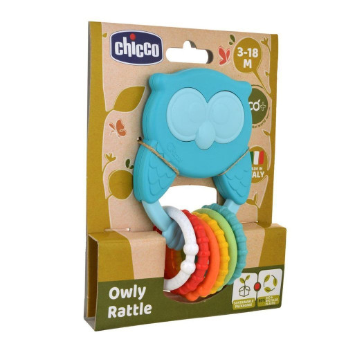 Іграшка брязкальце Chicco Eco+ Сова (786160) — 20275